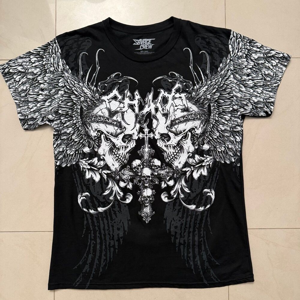 Affliction Style Mens Graphic Tee